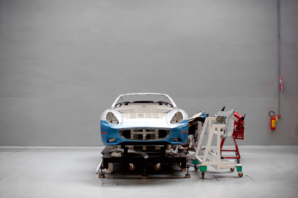 Ferrari California in the Paint Technology Area