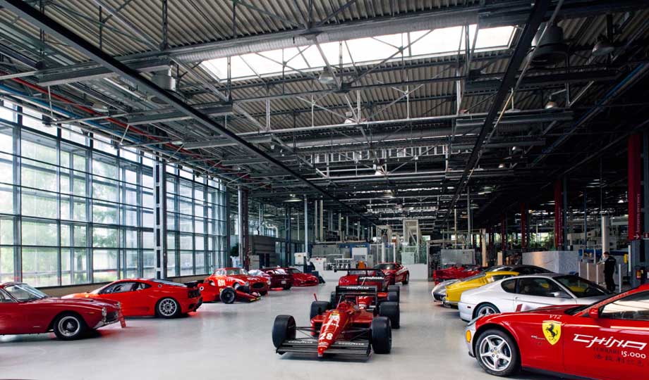 The Ferrari collection, from F1 to V8