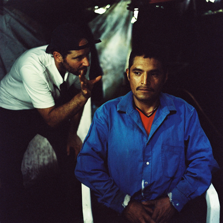 Carlos Reygadas on set, Post Tenebras Lux