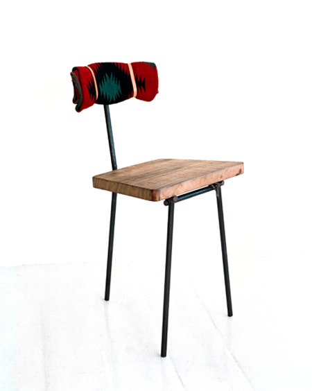 Slatted chair with back rest dean edmonds