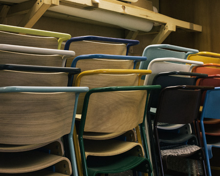 Canteen-Chairs,-stacked