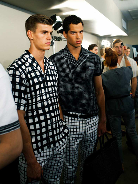 Backstage at Bottegaveneta