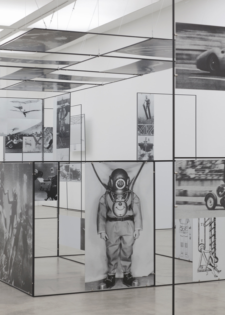 Install shot of Man, Machine and Motion, Richard Hamilton at the ICA 12 Feb 2014 – 6 Apr 2014 Photo Paul Knight