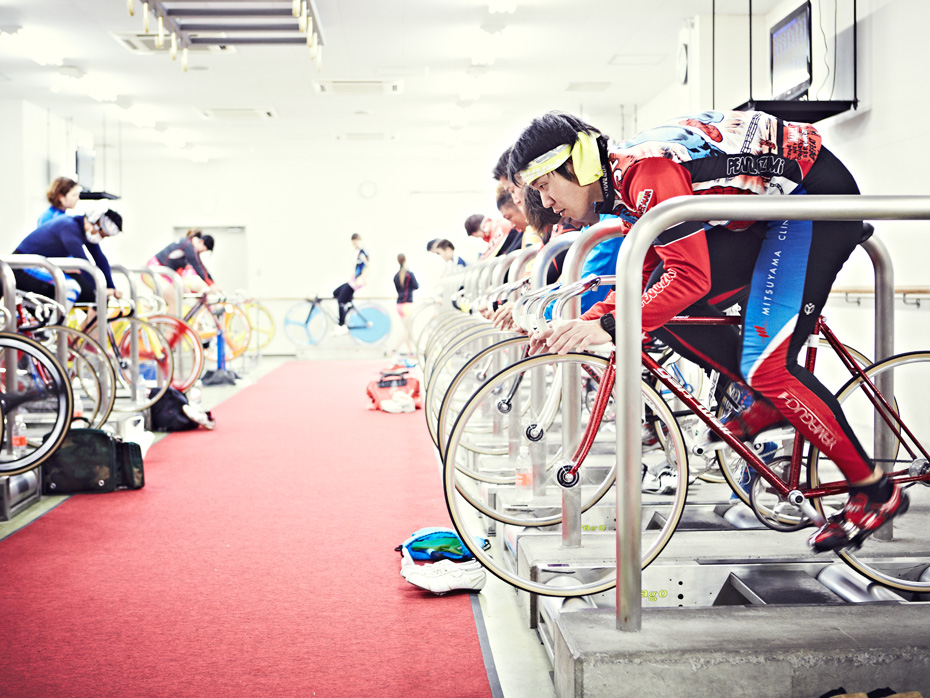 Japanese-Keirin,-Fred-MacGregor,-preparation