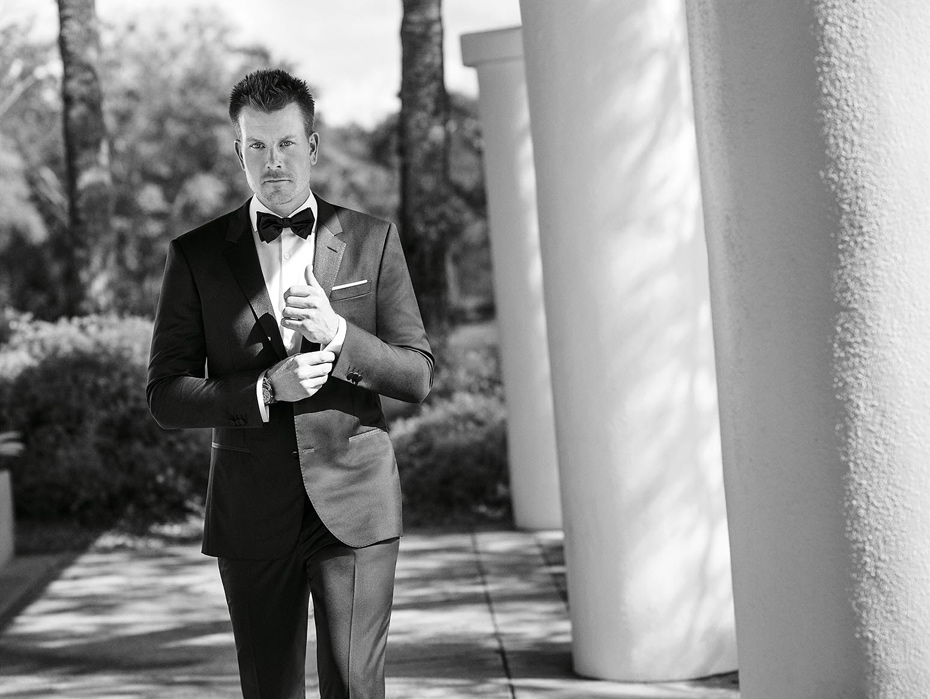 Henrik Stenson in BOSS Menswear © HUGO BOSS  