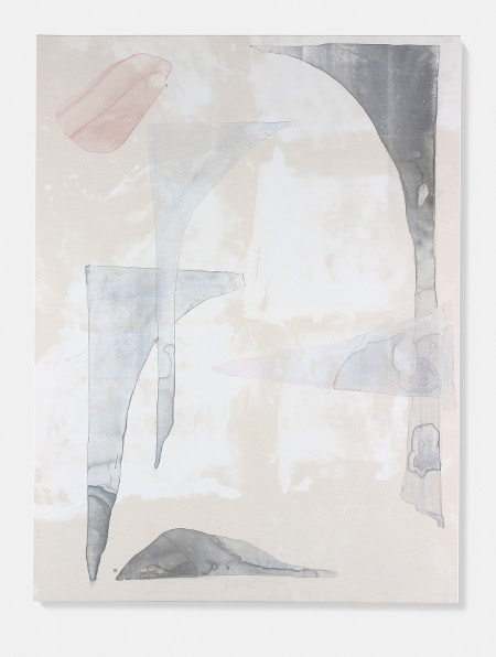 Aimée Parrott, Tears, 2014 – watercolour and acrylic medium on bleach-treated canvas
