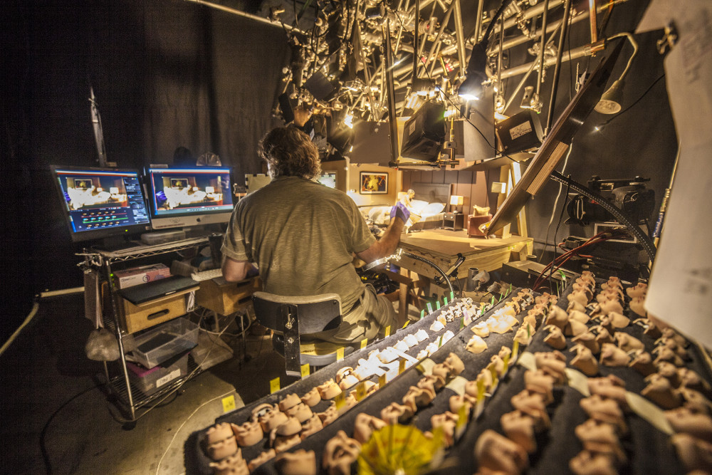 On the set of the animated stop motion film, ANOMALISA, by Paramount Pictures Photo Credit: © 2015 Paramount Pictures. All Rights Reserved.