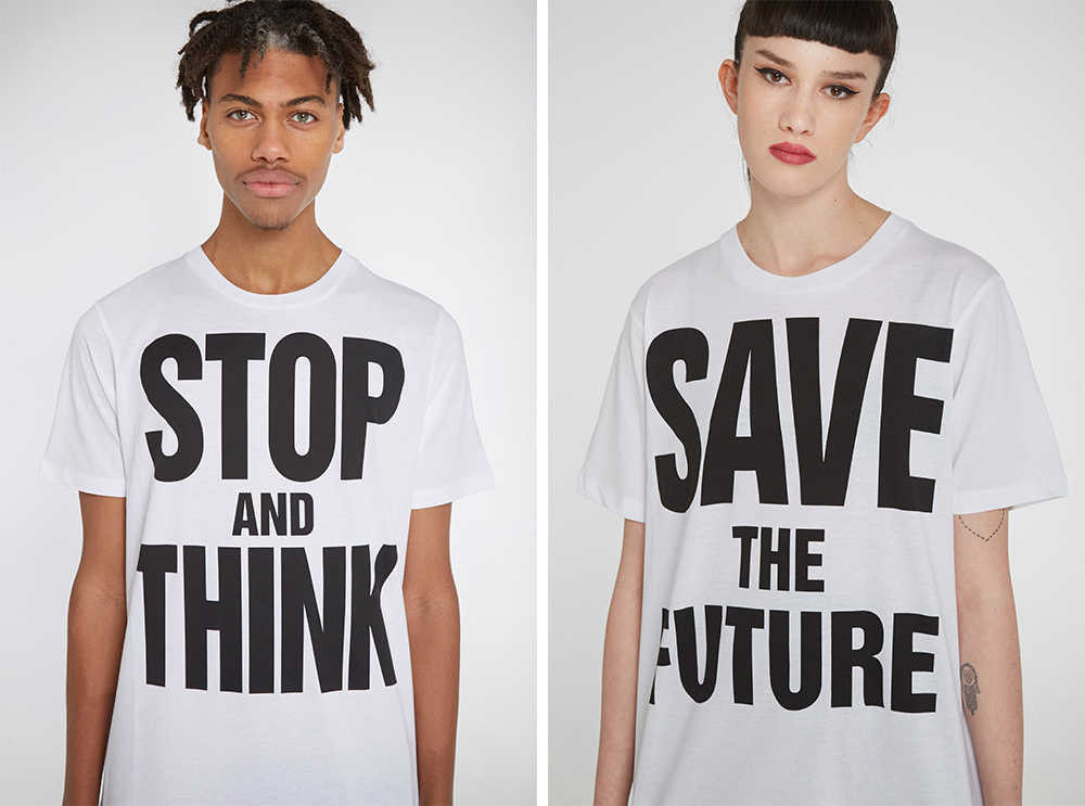 Katharine Hamnett x YMC collaboration
