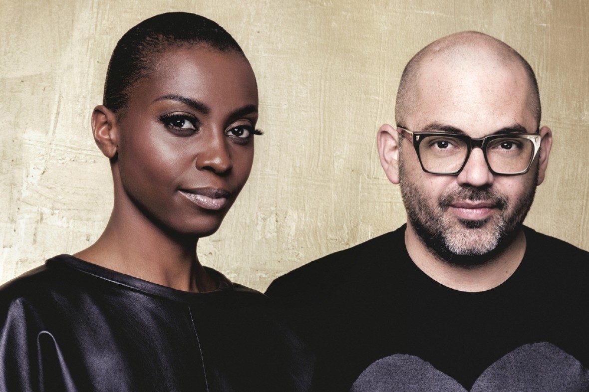 Morcheeba members Skye Edwards (left) and Ross Godfrey (right)