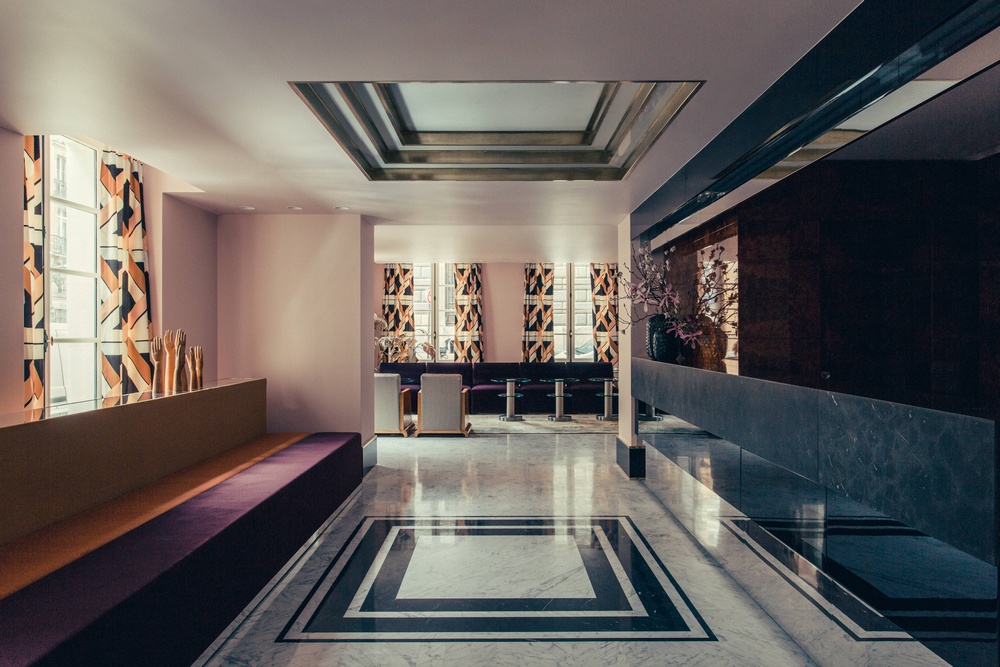 11/04/2016, Paris, France: aménagement de l'hôtel Saint-Marc par le Studio milanais Dimore  le centre de Paris.