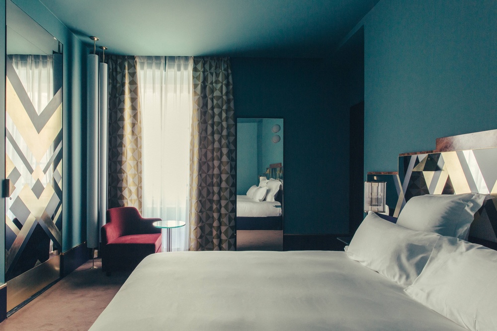 11/04/2016, Paris, France: aménagement de l'hôtel Saint-Marc par le Studio milanais Dimore  le centre de Paris.