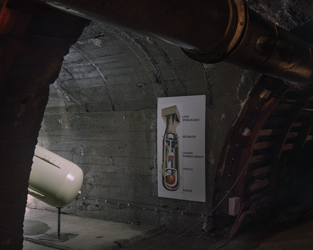 "Little Boy" bomb mock-up. Kowary, 2015