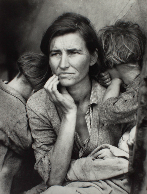 Dorothea Lange 1895-1965 Migrant Mother 1936 Photograph, gelatin silver print on paper 318 x 241 mm The Sir Elton John Photography Collection 