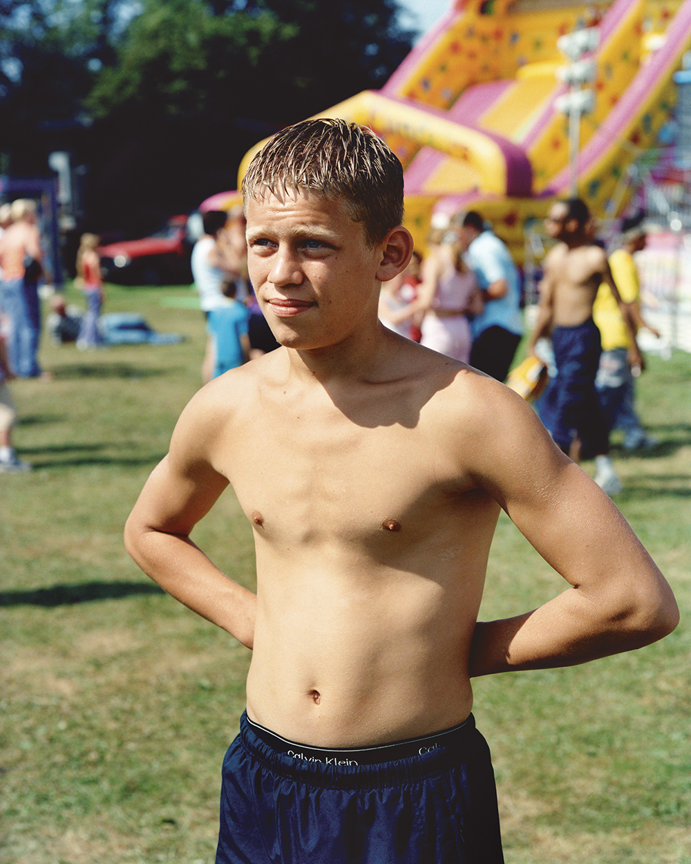Boy at the Saint Leger Fair, Doncaster, September 2005. Photograph by Alasdair McLellan.