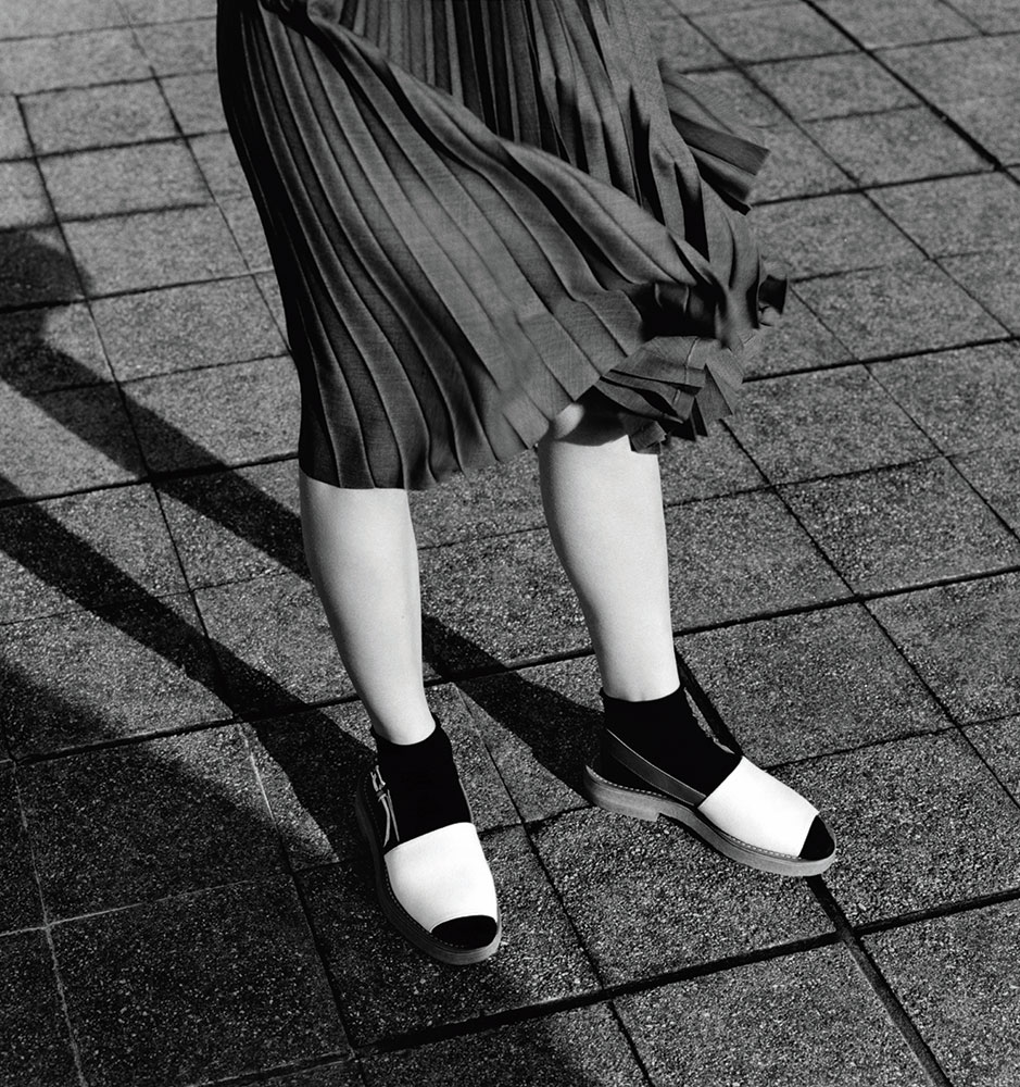 Julia Hafstom at The De La Warr Pavillion by Alasdair McLellan for Margaret Howell SS15