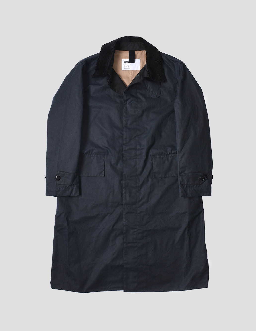 Barbour A73 Heavy Waxed Cotton Navy
